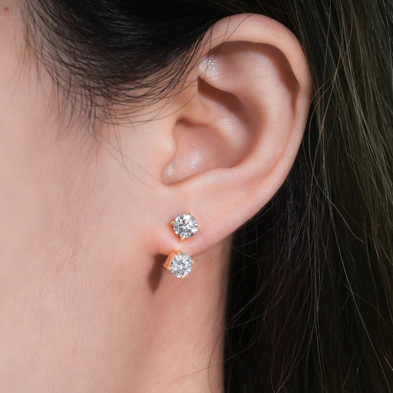 Paris Floating Moissanite Earrings
