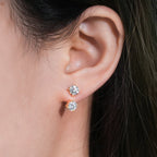 Paris Floating Moissanite Earrings