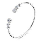 Sweet Moon Moissanite Cuff Bracelet