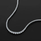 Moissanite Gradient Tennis Necklace