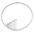 Moissanite Gradient Tennis Necklace