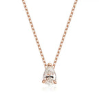 Gliss Pear Moissanite Pendant Necklace