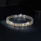 Emerald Princess Moissanite Tennis Bracelet