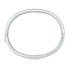 Moissanite 4mm Hard Tennis Bracelet