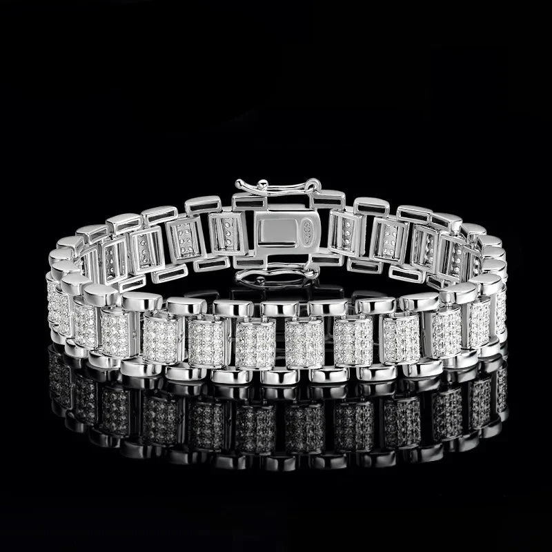 Brise Moissanite Link Bracelet
