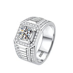 Lumiere Moissanite Men's Ring