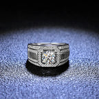 Lumiere Moissanite Men's Ring