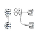 Paris Floating Moissanite Earrings