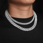 Moissanite Cuban Link Chain 14K Gold (ALL SIZES)