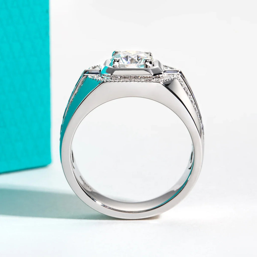 San Diego Moissanite Men's Ring