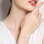 Solitaire Moissanite Chain Bracelet
