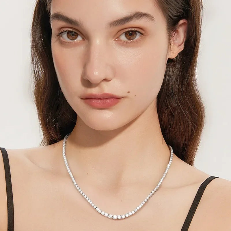 Gradient Tennis Necklace