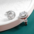 Los Angeles Stud Earrings - 14K Gold - MONTIÈR moissanite jewelry