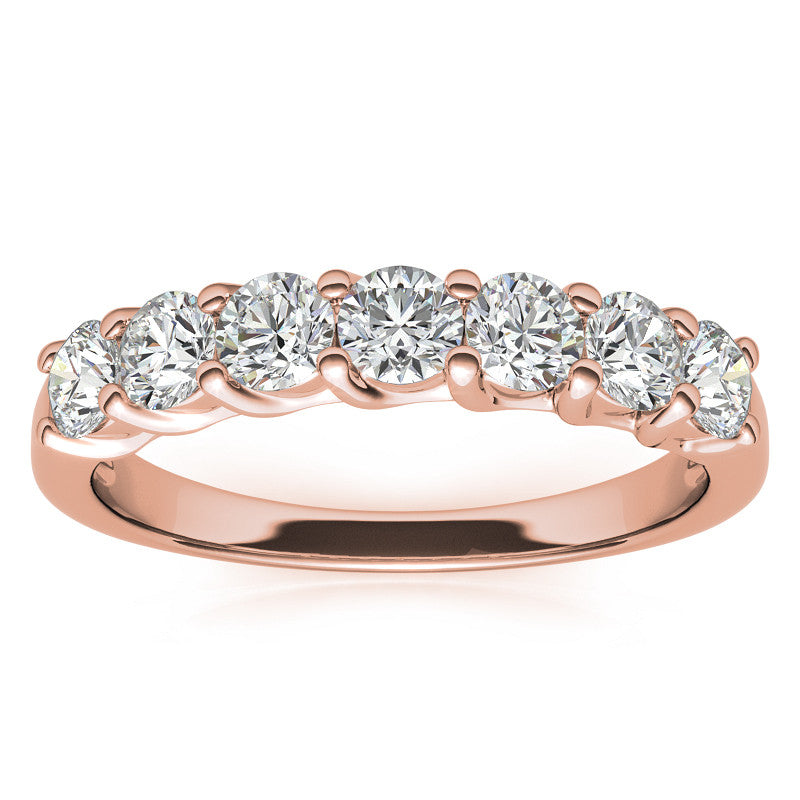 Embrace Half Eternity Moissanite Ring