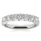 Embrace Half Eternity Moissanite Ring
