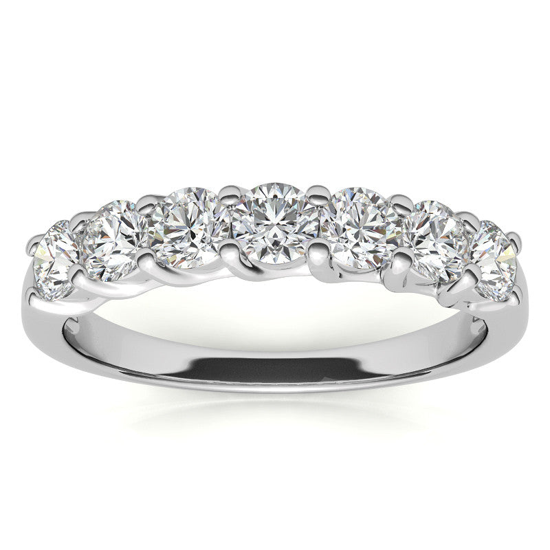 Embrace Half Eternity Moissanite Ring