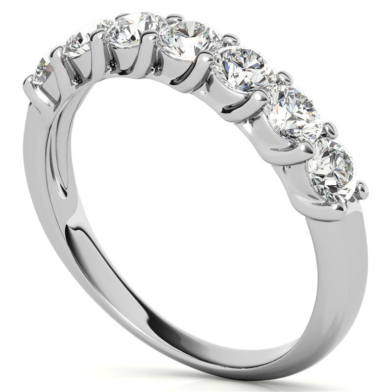 Embrace Half Eternity Moissanite Ring