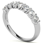 Embrace Half Eternity Moissanite Ring