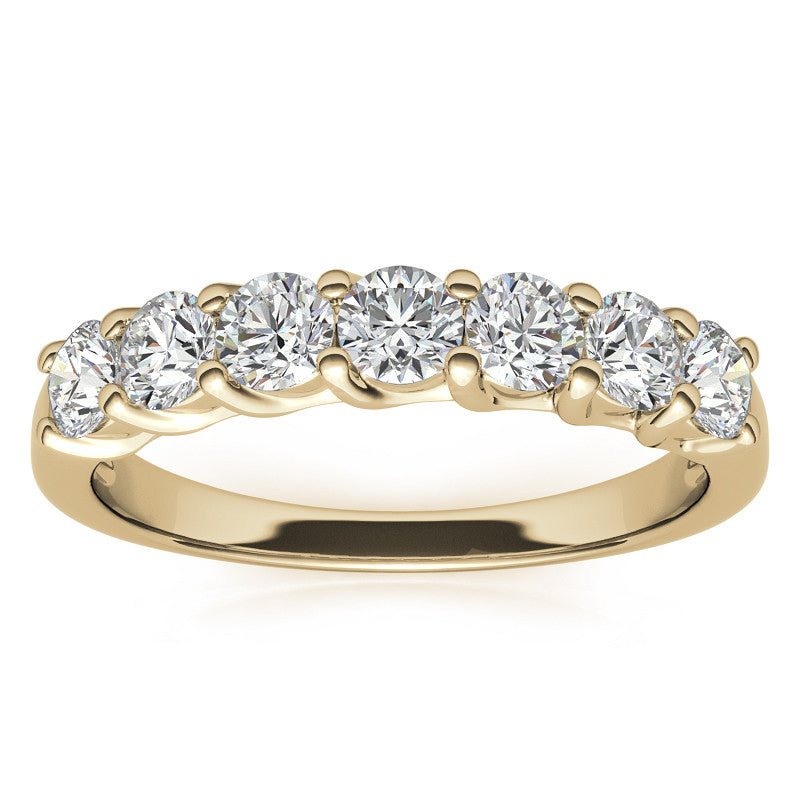 Embrace Half Eternity Moissanite Ring