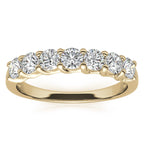 Embrace Half Eternity Moissanite Ring