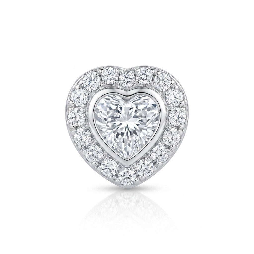 Cluster Mini Heart Earrings