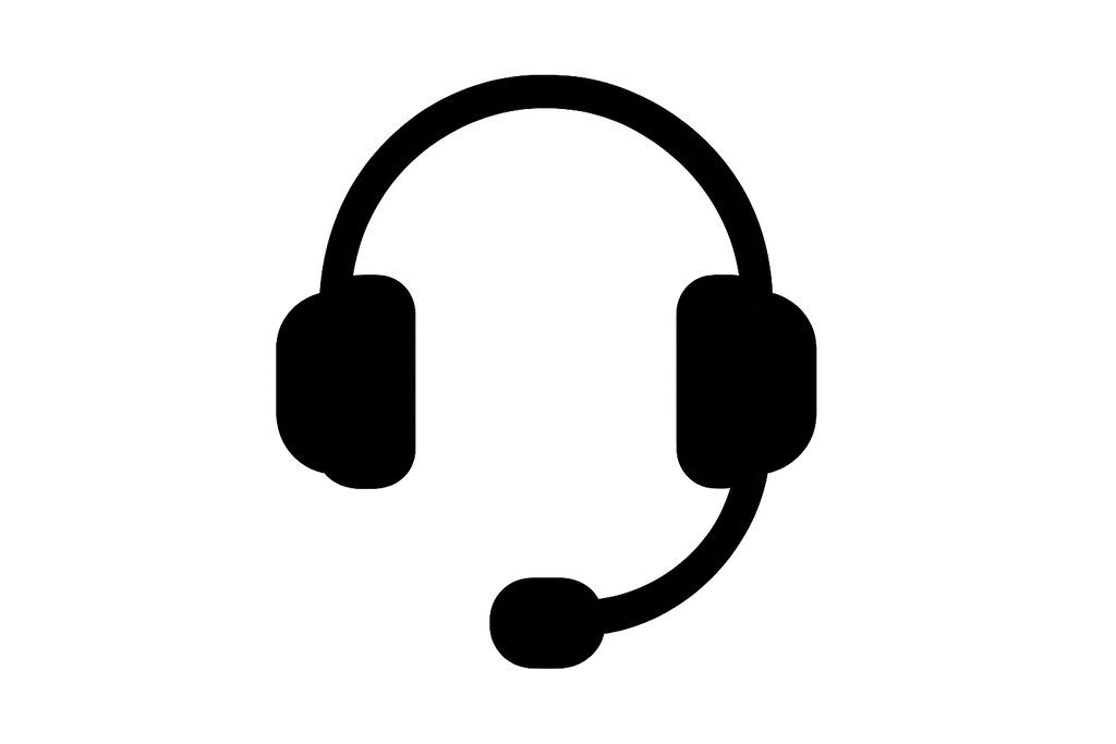 CUSTOMER SERVICE BLACK ICON