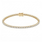 VVS1 CZ Tennis Bracelet 14K Gold