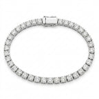 VVS1 CZ Tennis Bracelet 14K Gold
