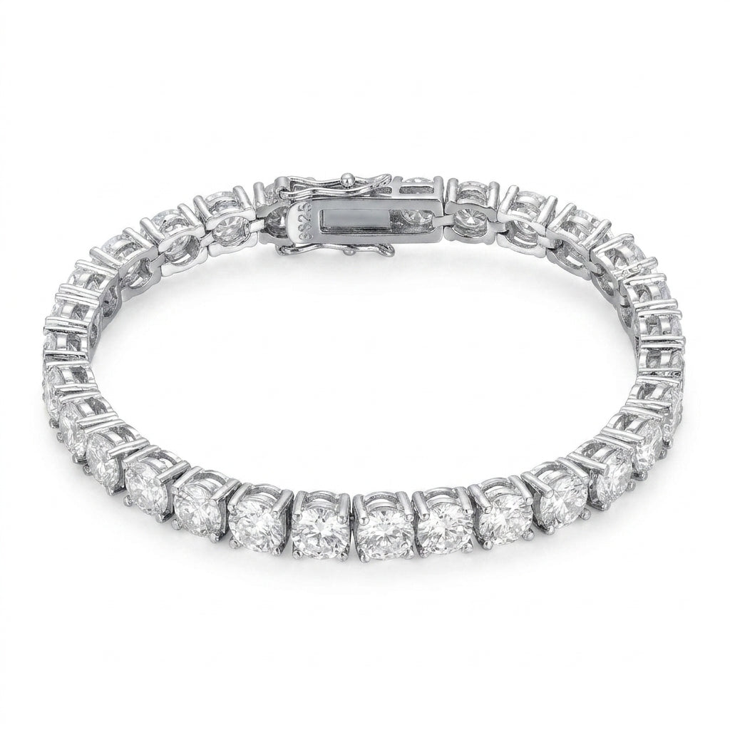 VVS1 CZ Tennis Bracelet 14K Gold
