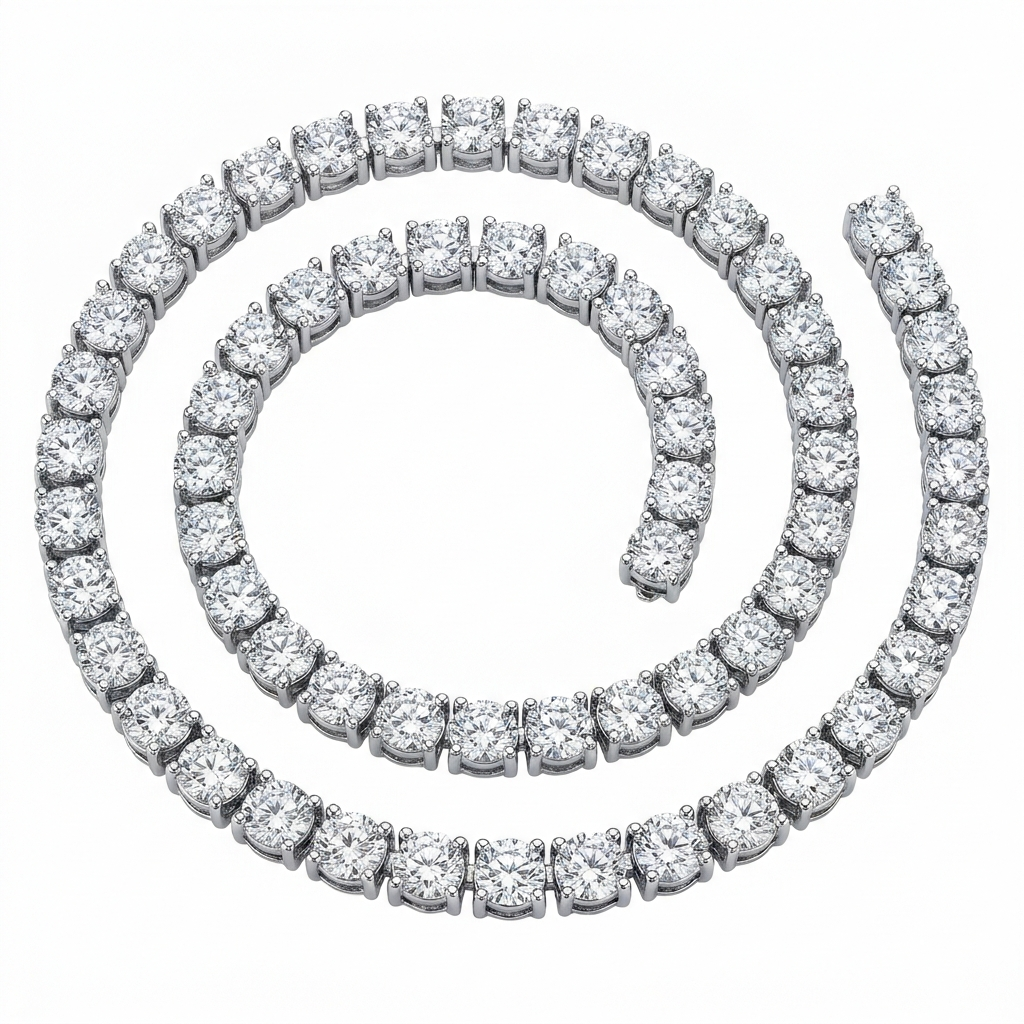 VVS Tennis Chain 14K Gold (All Sizes)