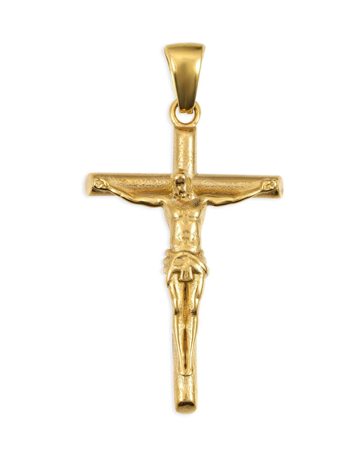 Crucifix Pendant, 14K Gold Bonded by Montièr