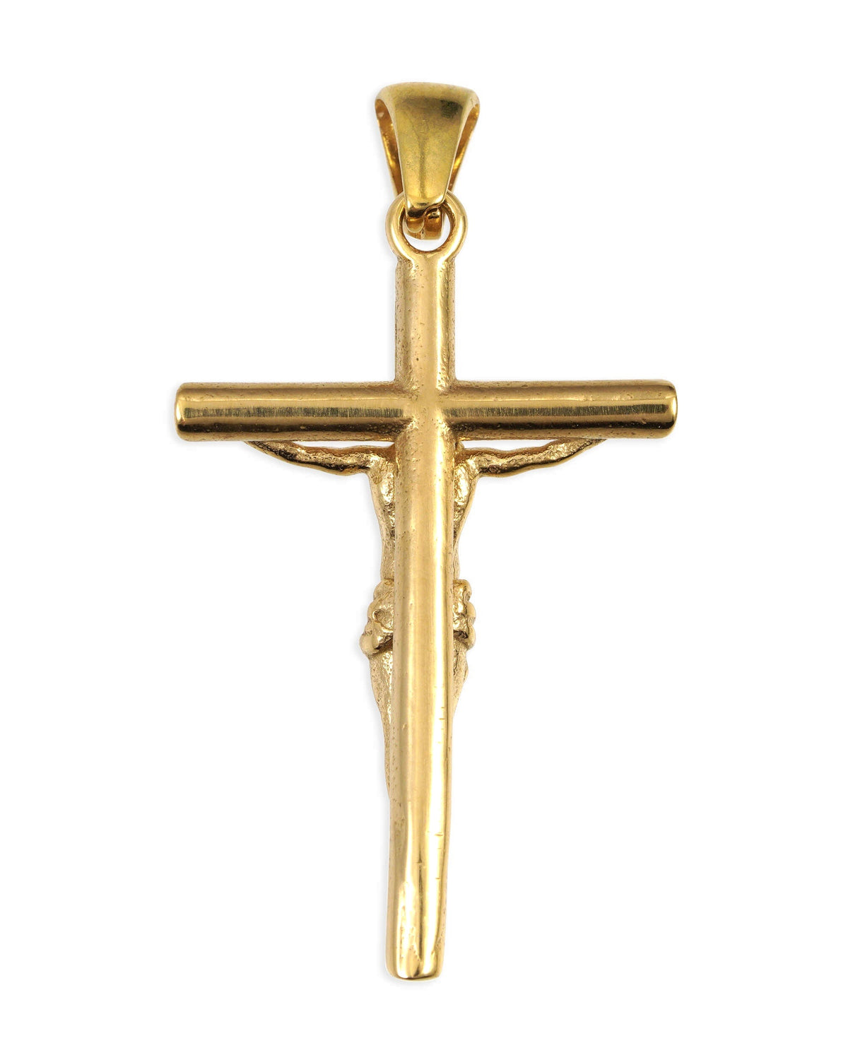 Crucifix Pendant, 14K Gold Bonded - view 3