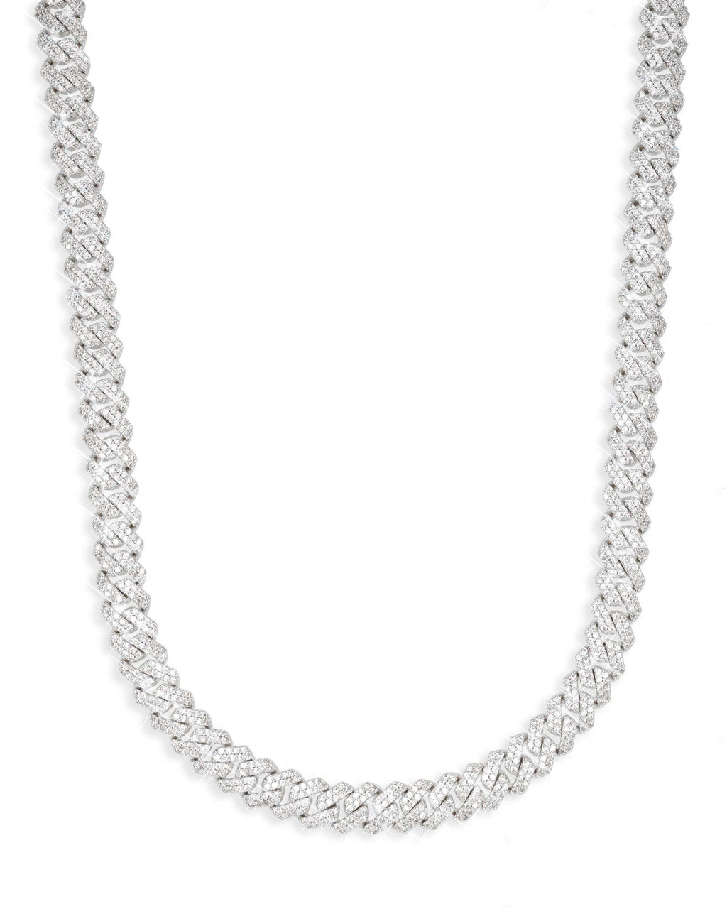 8MM Cuban Link Chain & Bracelet Set, 14K Gold Plated - view 2