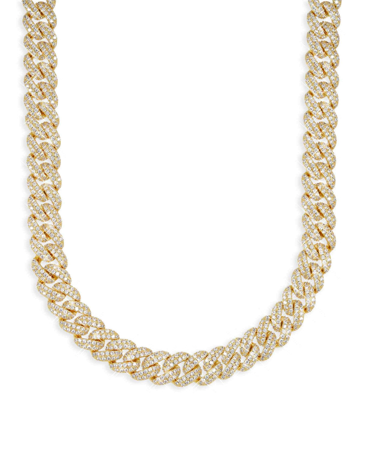 10MM Miami Cuban Link Chain Flat Lay Product Photo VVS