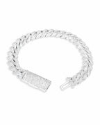 10MM Miami Cuban Link Bracelet Close-Up Detail Gold VVS