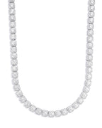 6MM Clustered Tennis Chain, 14K Gold Plated by Montièr