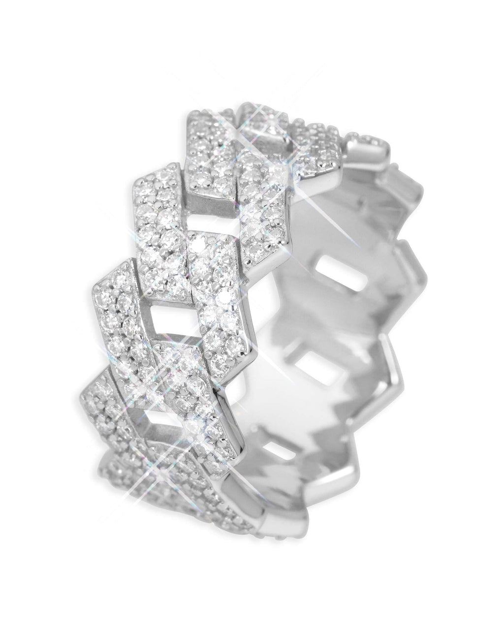 Cuban Link Ring, 14K Gold Plated - view 5