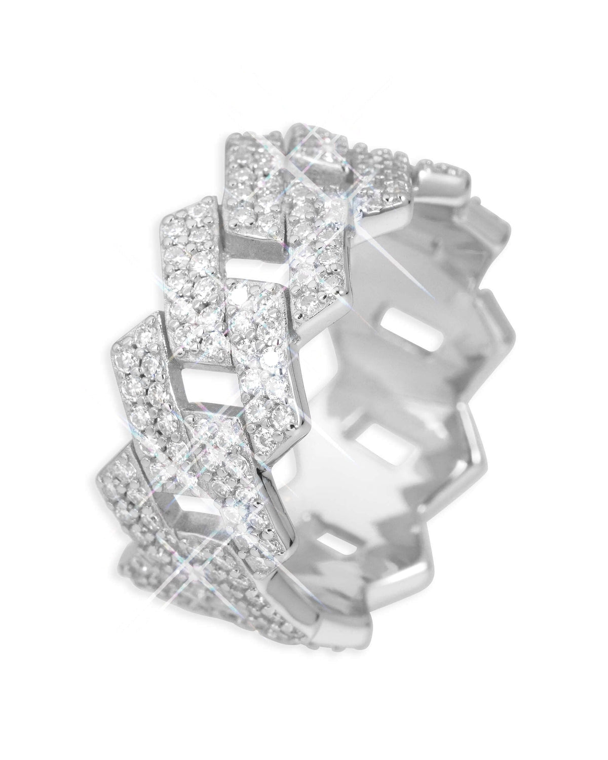 Cuban Link Ring, 14K Gold Plated - view 5