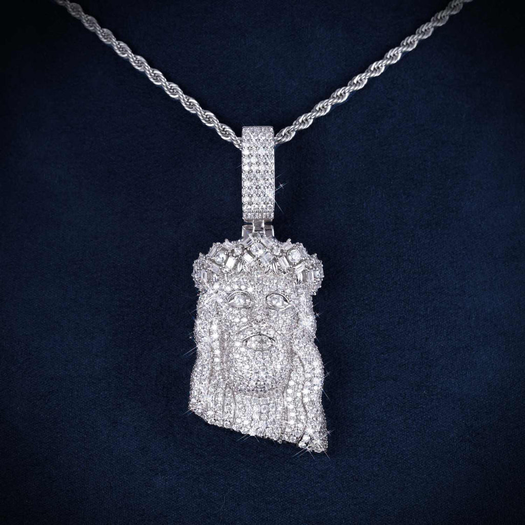 Jesus Piece Pendant, 14K Gold Plated - view 5