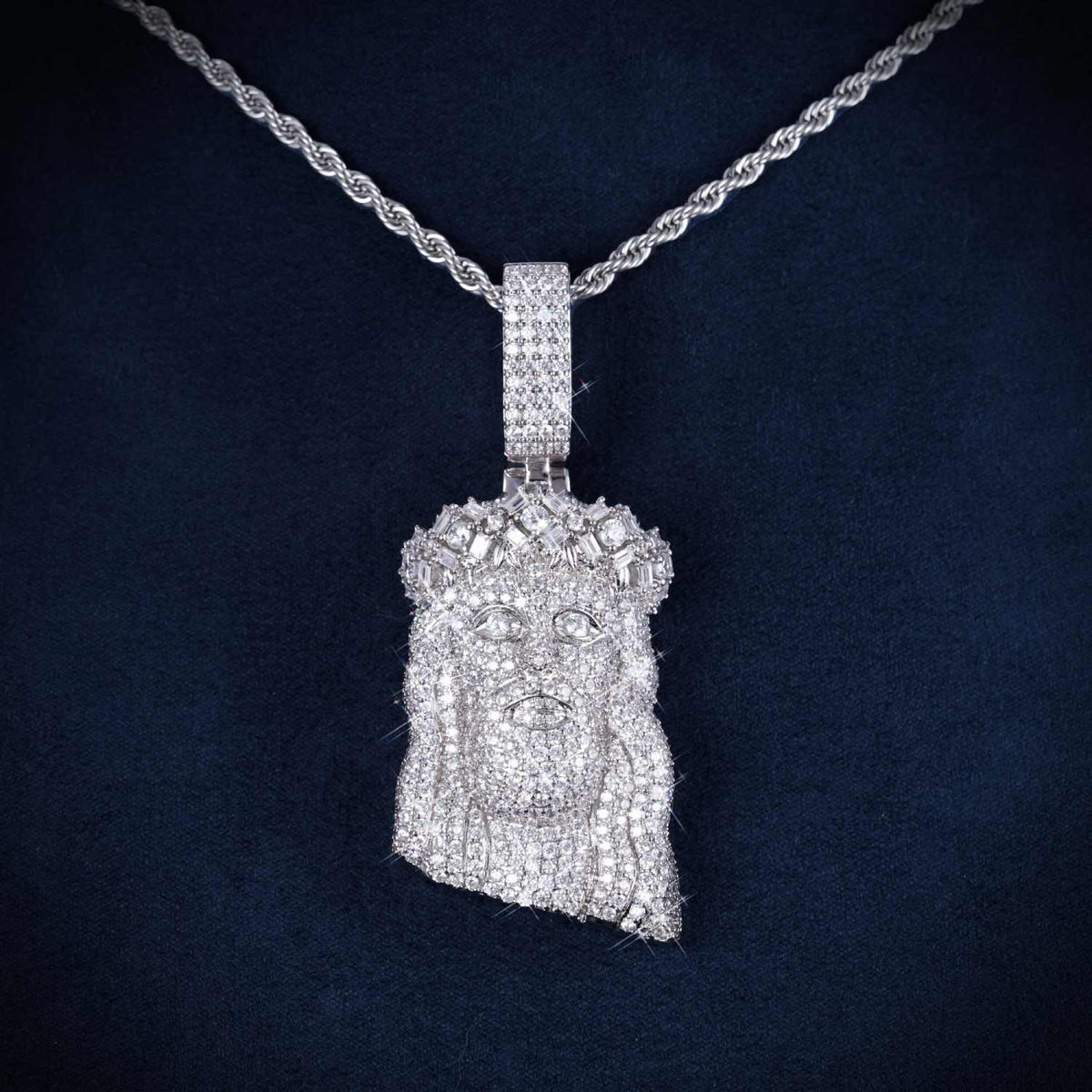 Jesus Piece Pendant, 14K Gold Plated - view 5