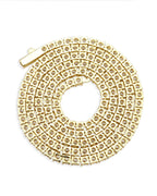 Tennis Chain, 14K Gold Plated, All Sizes - view 12