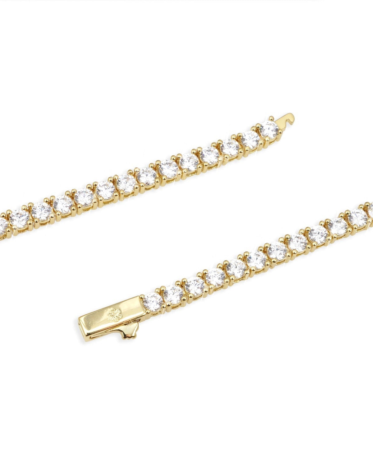 Tennis Chain, 14K Gold Plated, All Sizes - view 13