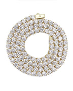 Tennis Chain, 14K Gold Plated, All Sizes - view 21