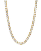 Tennis Chain, 14K Gold Plated, All Sizes - view 24