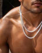 Tennis Chain, 14K Gold Plated, All Sizes - view 30