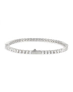 Tennis Bracelet, 14K Gold Plated, All Sizes - view 9