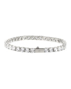 Tennis Bracelet, 14K Gold Plated, All Sizes - view 11
