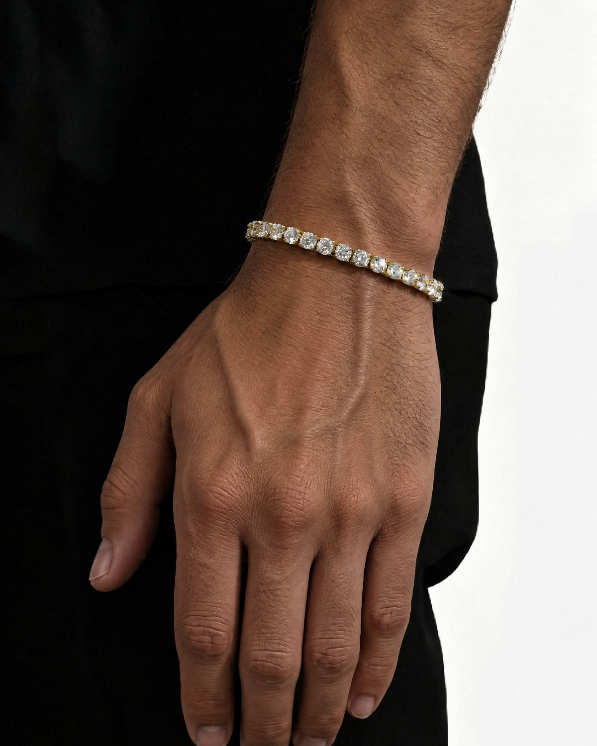 Tennis Bracelet, 14K Gold Plated, All Sizes - view 12