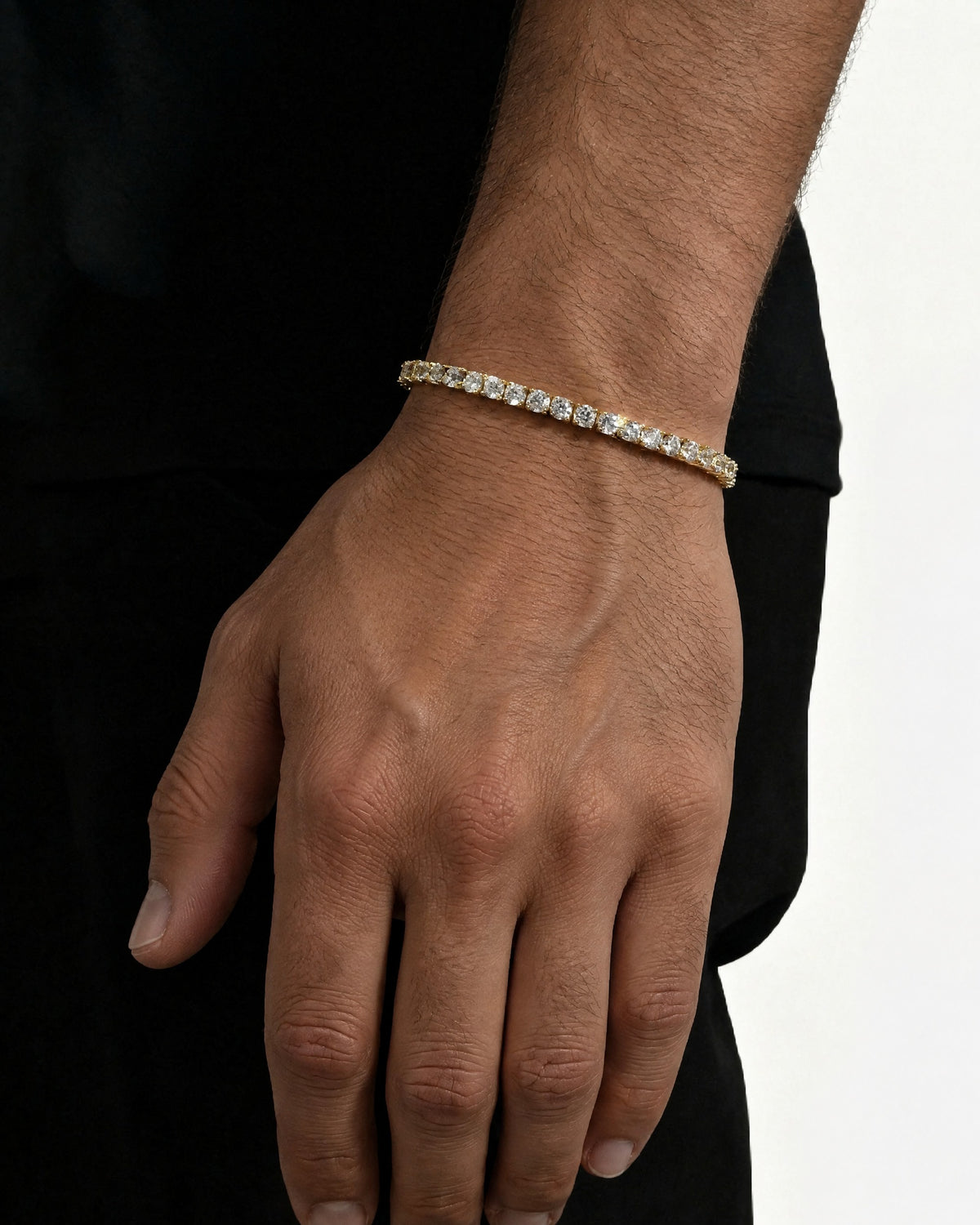 Tennis Bracelet, 14K Gold Plated, All Sizes - view 13