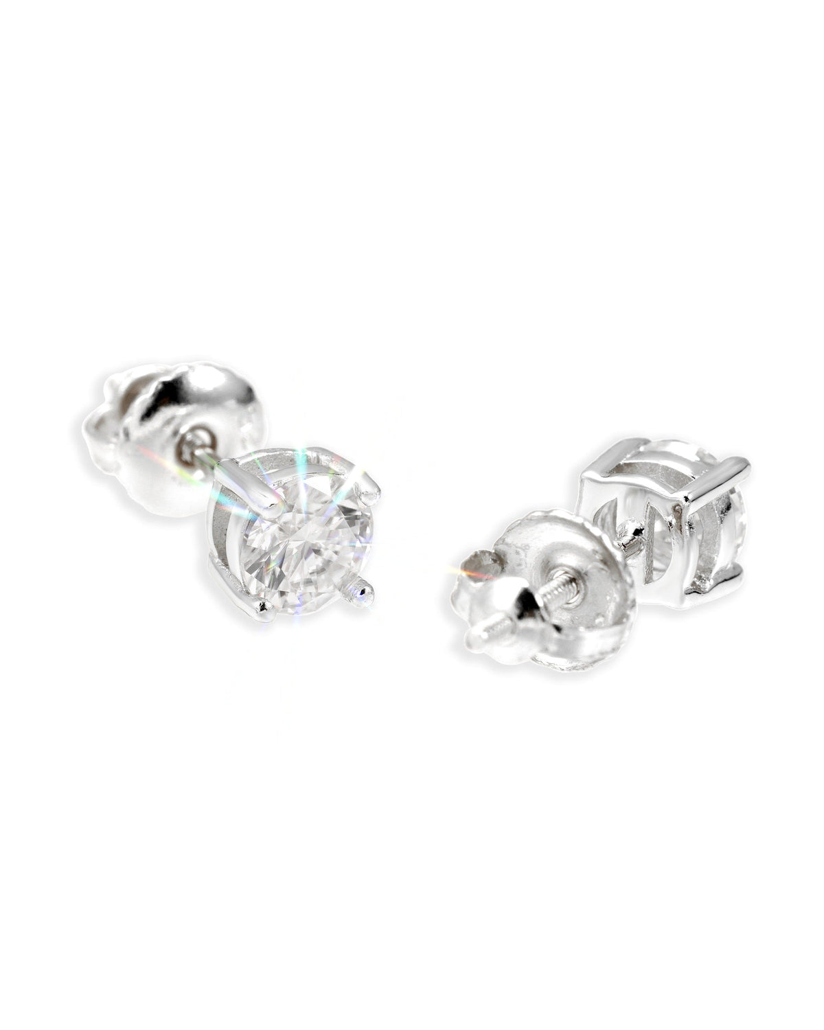 Stud Earrings, 14K Gold Plated, All Sizes - view 4